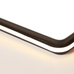 Lámpara de techo empotrada cuadrada minimalista, iluminación acrílica moderna