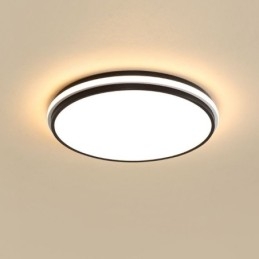 Lámpara de techo empotrada circular minimalista, iluminación acrílica moderna