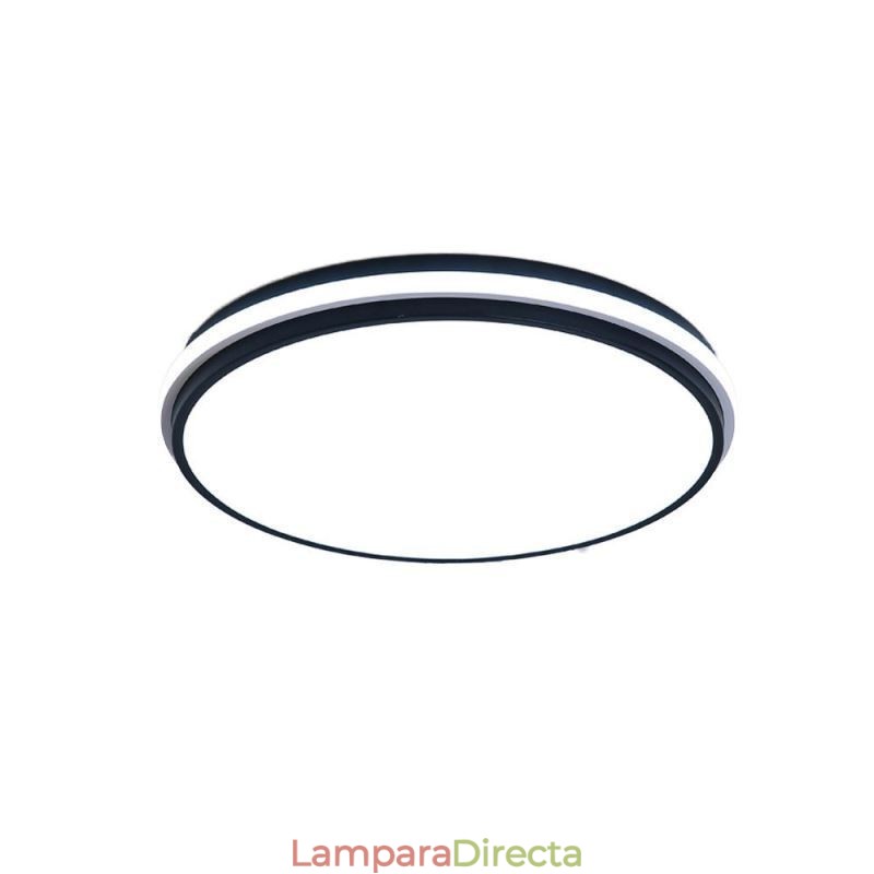 Lámpara de techo empotrada circular minimalista, iluminación acrílica moderna