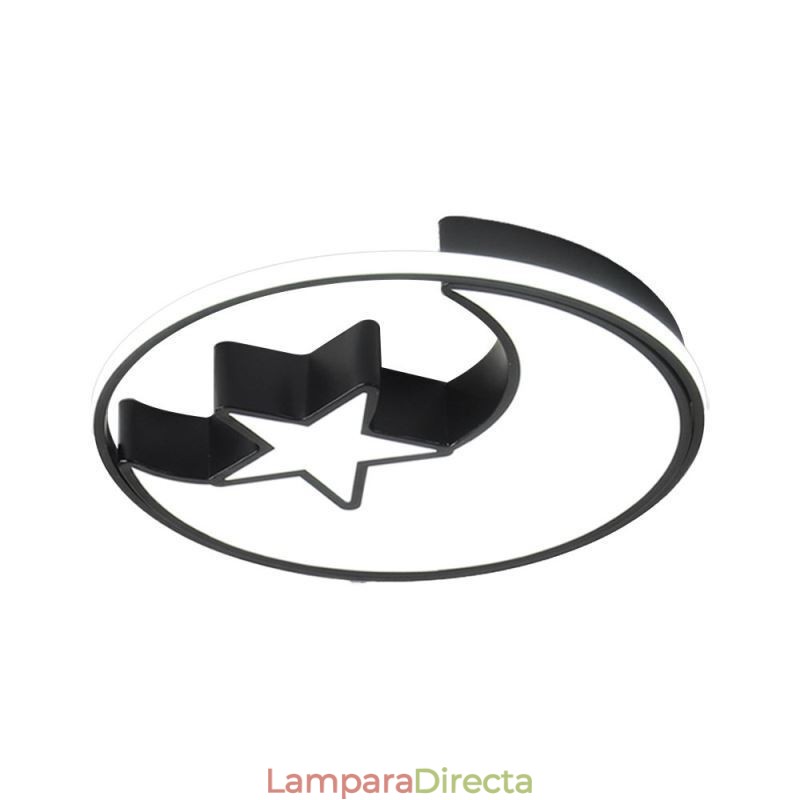 Lámpara de techo empotrada Moon & Star