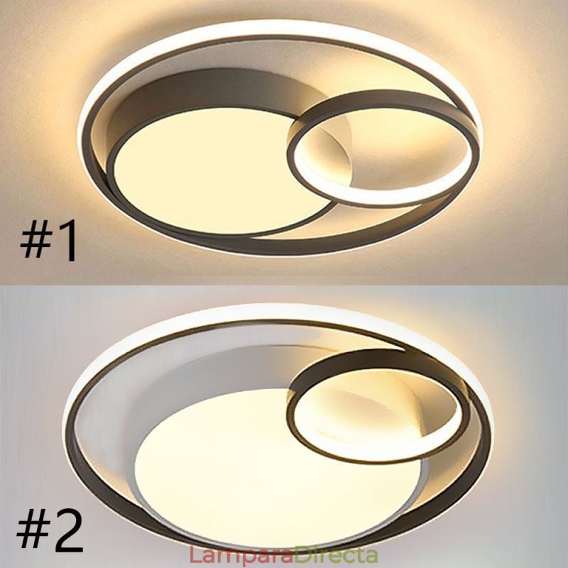 Lámpara de techo empotrada circular moderna