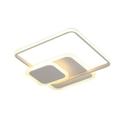 Lámpara de techo decorativa empotrada con marcos cuadrados