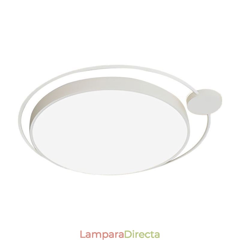Lámpara de techo empotrada redonda de estilo simple de acrílico