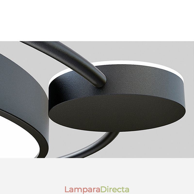 Lámpara de techo empotrada redonda de estilo simple de acrílico