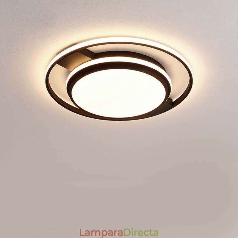 Lámpara de techo redonda empotrada minimalista moderna
