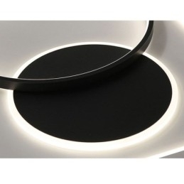 Lámpara de techo minimalista moderna, redonda y cuadrada, empotrada.