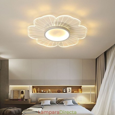 Lámpara de techo empotrada de pétalos minimalista, iluminación decorativa creativa Lámpara de techo empotrada de pétalos minimalista, iluminación decorativa creativa