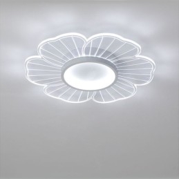 Lámpara de techo empotrada de pétalos minimalista, iluminación decorativa creativa