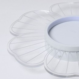 Lámpara de techo empotrada de pétalos minimalista, iluminación decorativa creativa