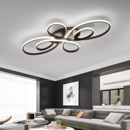 Lámpara de techo empotrada moderna con diseño floral, iluminación decorativa Lámpara de techo empotrada moderna con diseño floral, iluminación decorativa