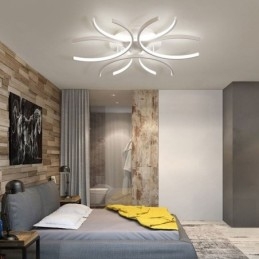 Lámpara de techo empotrada moderna con decoración de gel de sílice