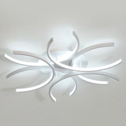 Lámpara de techo empotrada moderna con decoración de gel de sílice