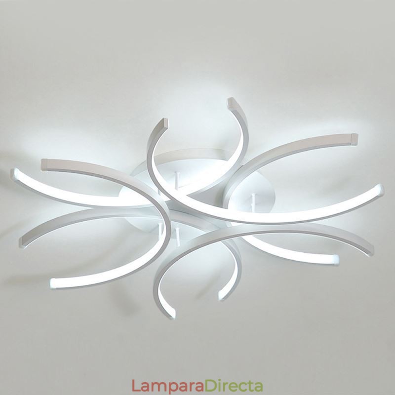 Lámpara de techo empotrada moderna con decoración de gel de sílice