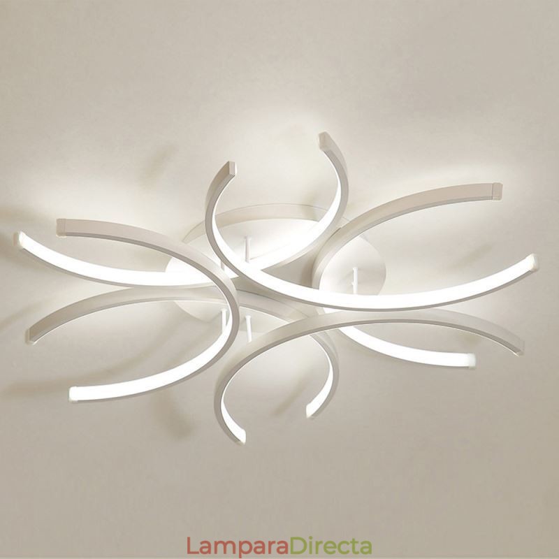 Lámpara de techo empotrada moderna con decoración de gel de sílice