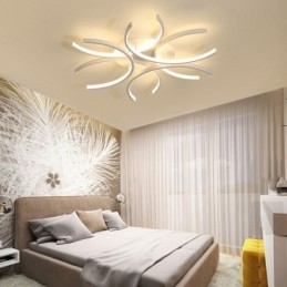 Lámpara de techo empotrada moderna con decoración de gel de sílice