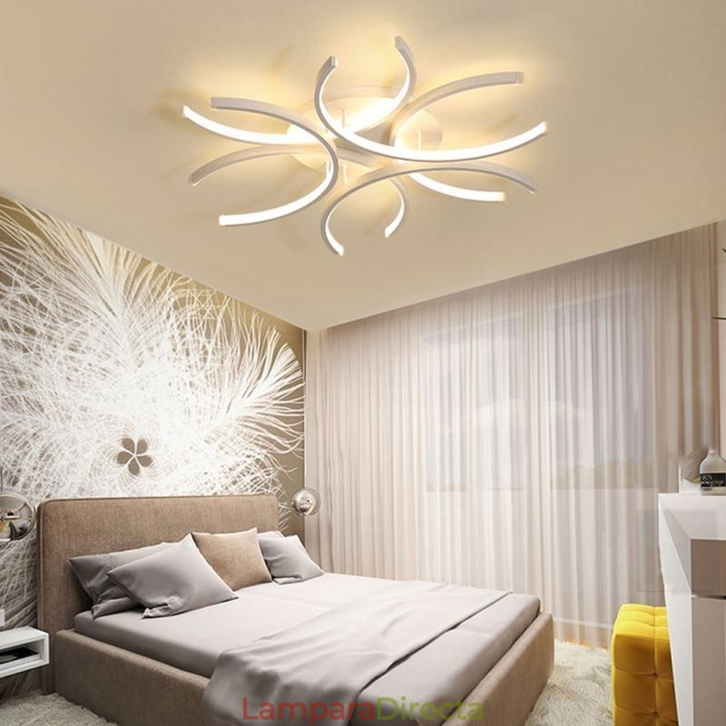 Lámpara de techo empotrada moderna con decoración de gel de sílice