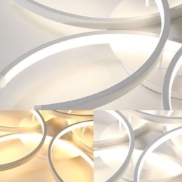 Lámpara de techo empotrada moderna con decoración de gel de sílice