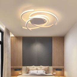 Lámpara de techo empotrada de acrílico moderna, iluminación decorativa creativa