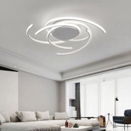 Lámpara de techo empotrada de acrílico moderna, iluminación decorativa creativa