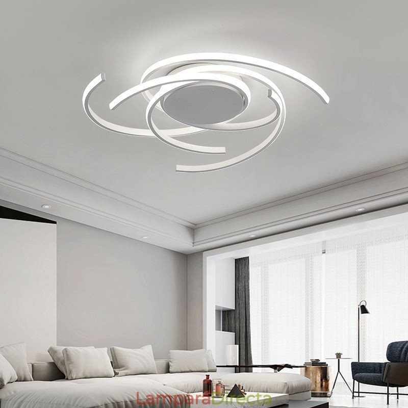 Lámpara de techo empotrada de acrílico moderna, iluminación decorativa creativa