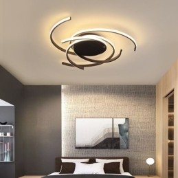 Lámpara de techo empotrada de acrílico moderna, iluminación decorativa creativa