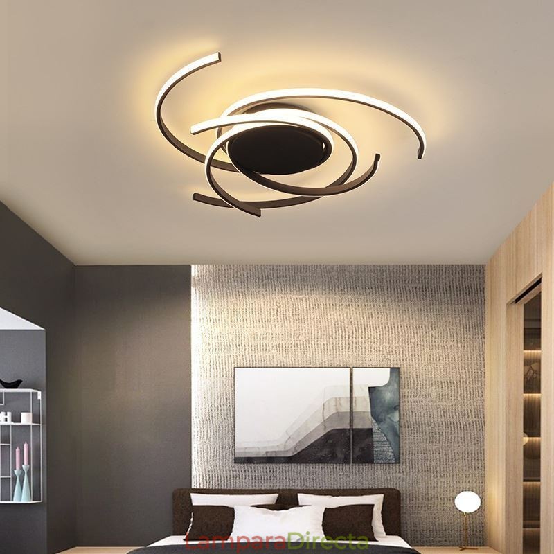Lámpara de techo empotrada de acrílico moderna, iluminación decorativa creativa