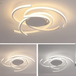 Lámpara de techo empotrada de acrílico moderna, iluminación decorativa creativa