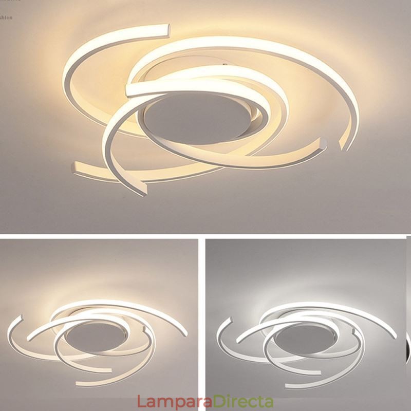 Lámpara de techo empotrada de acrílico moderna, iluminación decorativa creativa