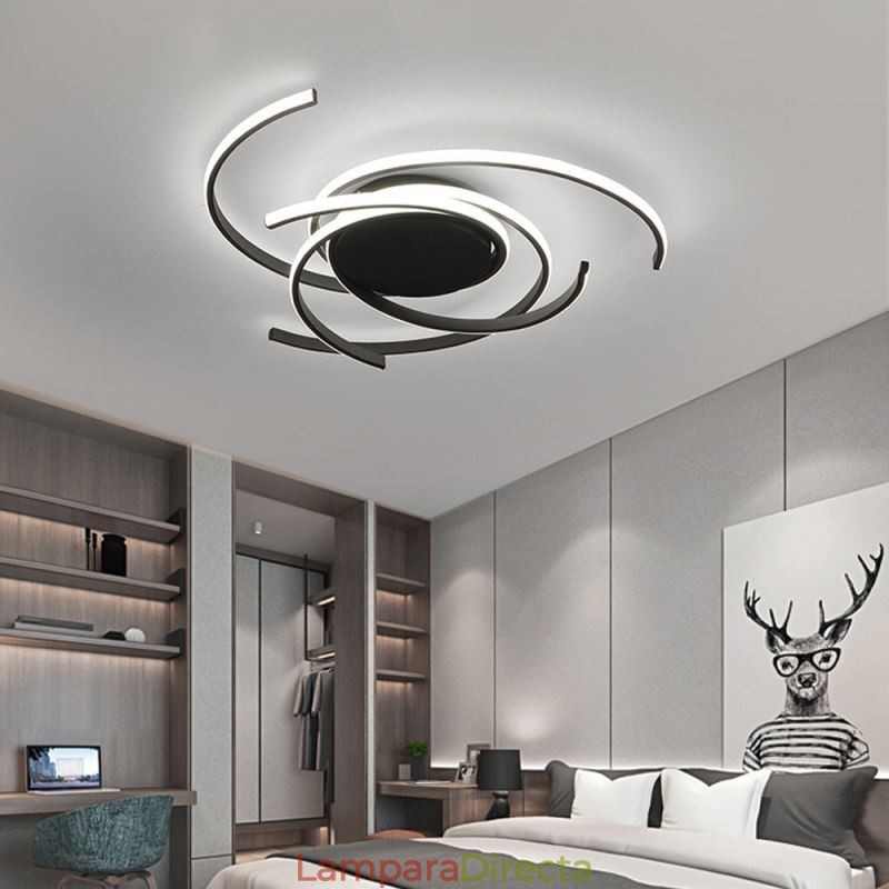 Lámpara de techo empotrada de acrílico moderna, iluminación decorativa creativa