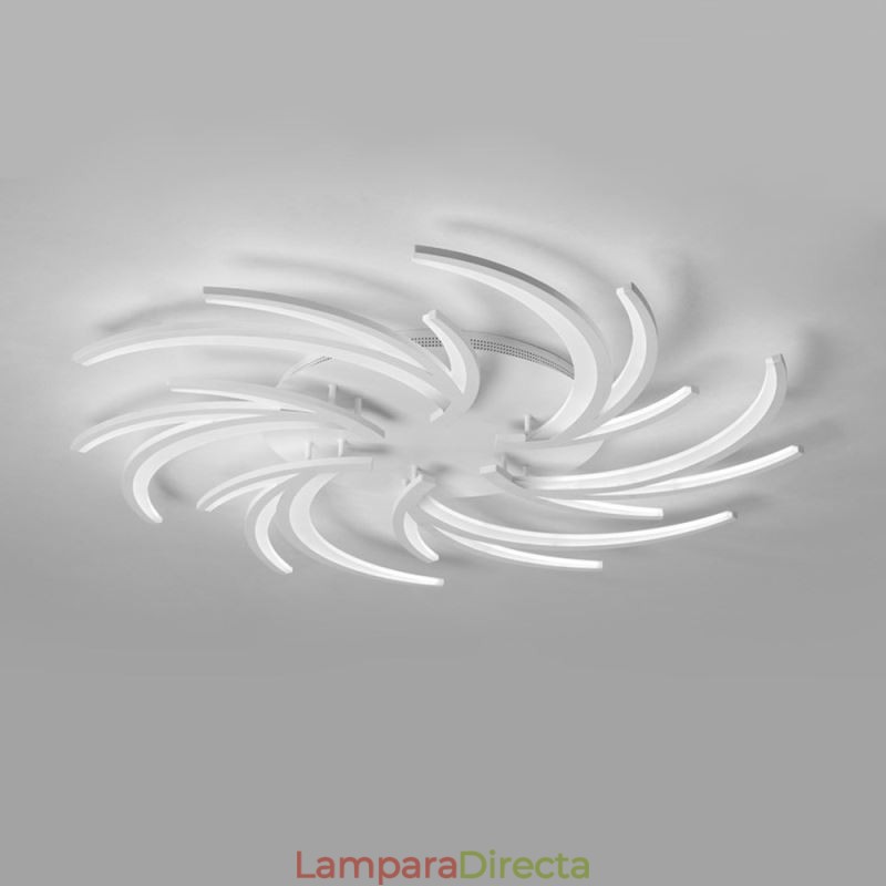 Lámpara de techo empotrada con diseño de molino de viento moderno, iluminación decorativa irregular
