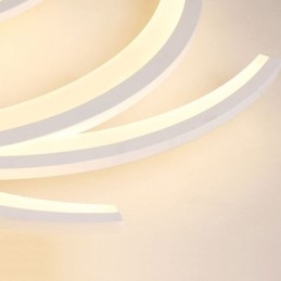 Lámpara de techo empotrada con diseño de molino de viento moderno, iluminación decorativa irregular