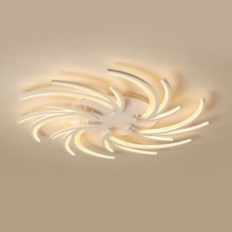 Lámpara de techo empotrada con diseño de molino de viento moderno, iluminación decorativa irregular