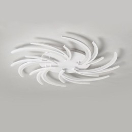 Lámpara de techo empotrada con diseño de molino de viento moderno, iluminación decorativa irregular