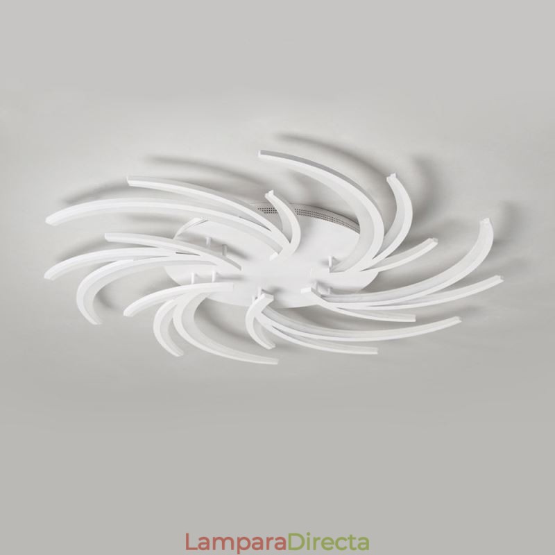 Lámpara de techo empotrada con diseño de molino de viento moderno, iluminación decorativa irregular