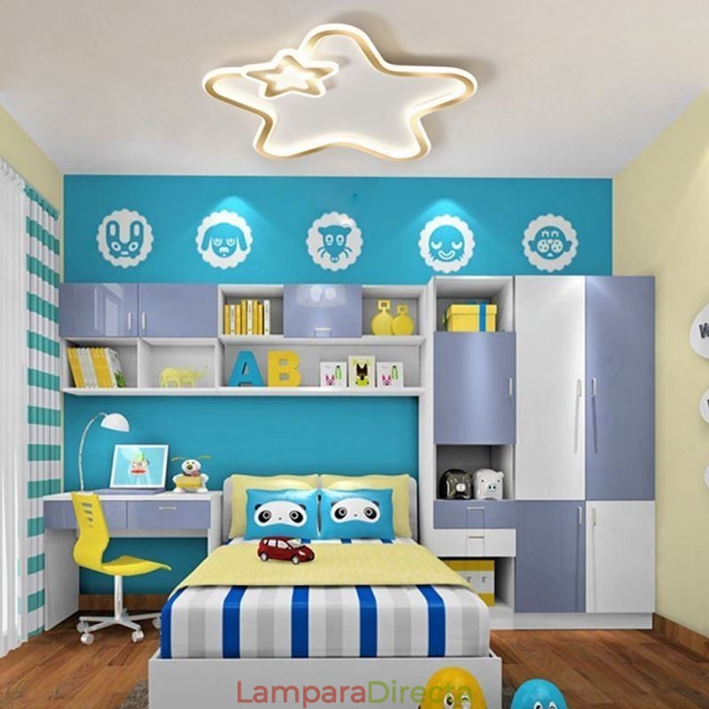 Lámpara de techo Creative Star empotrada Golden Star