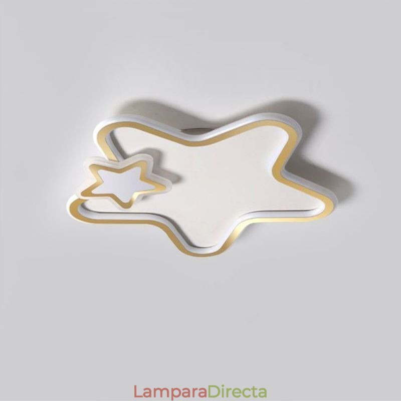 Lámpara de techo Creative Star empotrada Golden Star