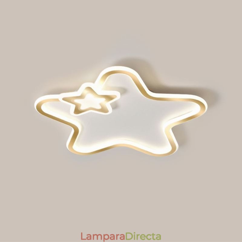 Lámpara de techo Creative Star empotrada Golden Star
