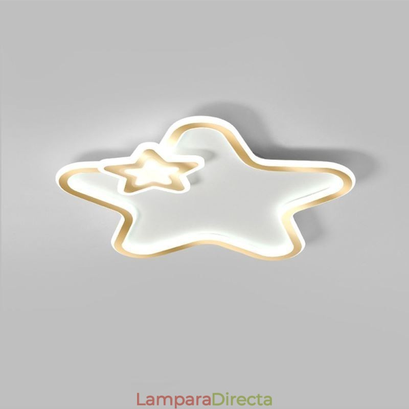 Lámpara de techo Creative Star empotrada Golden Star