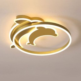 Lámpara de techo empotrada Gold Dolphin