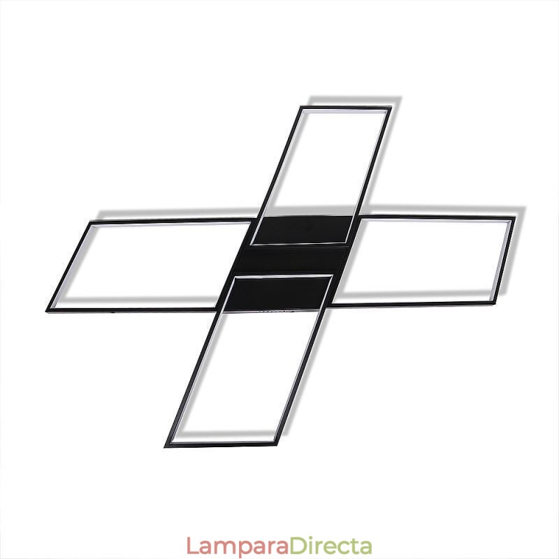 Lámpara de techo acrílica minimalista empotrada en forma de X