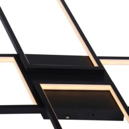 Lámpara de techo acrílica minimalista empotrada en forma de X
