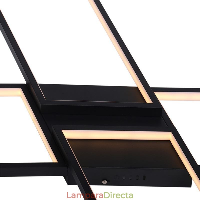 Lámpara de techo acrílica minimalista empotrada en forma de X