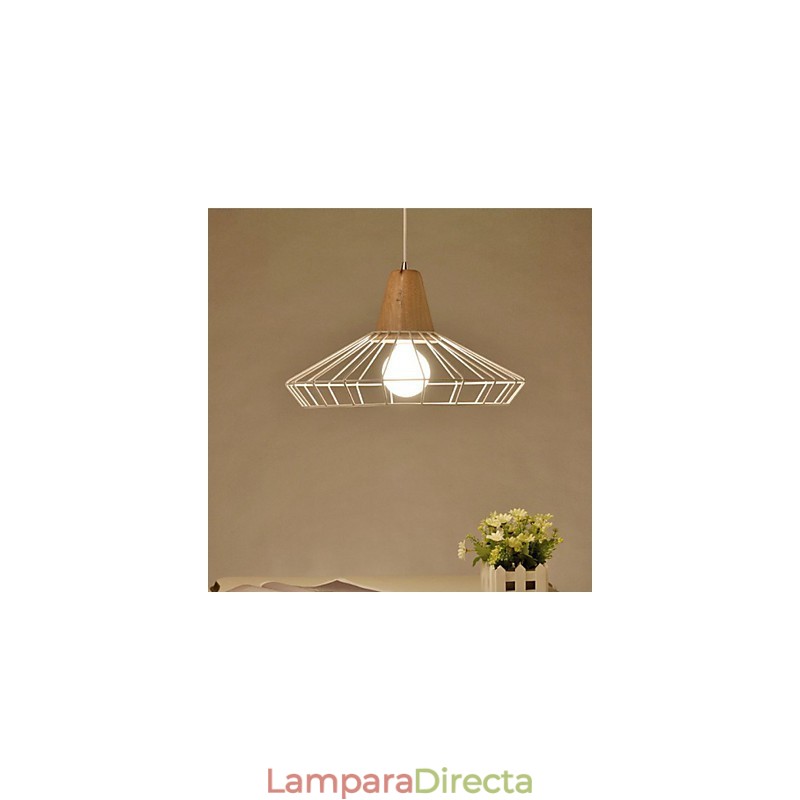 Iluminación de araña de metal Una simple