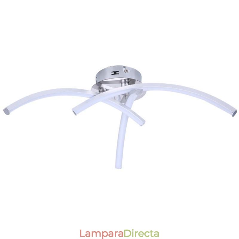 Lámpara de techo de acrílico con forma de cruz y arco, sencilla y empotrada