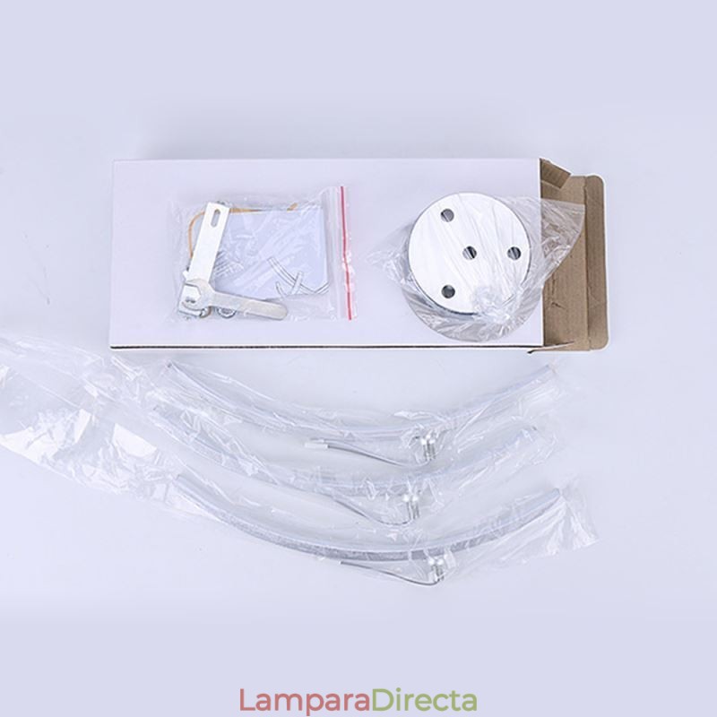 Lámpara de techo de acrílico con forma de cruz y arco, sencilla y empotrada