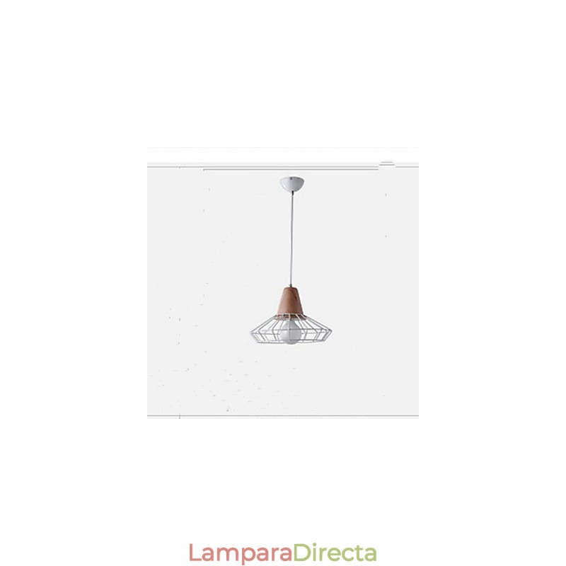 Iluminación de araña de metal Una simple