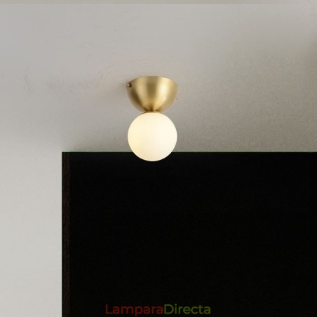 Lámpara de techo empotrada mini de latón nórdico para vestíbulo Lámpara de techo empotrada mini de latón nórdico para vestíbulo