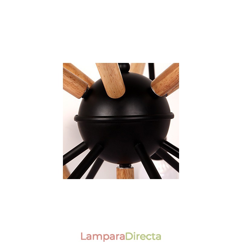 Lámpara de araña estilo mini moderna contemporánea de metal