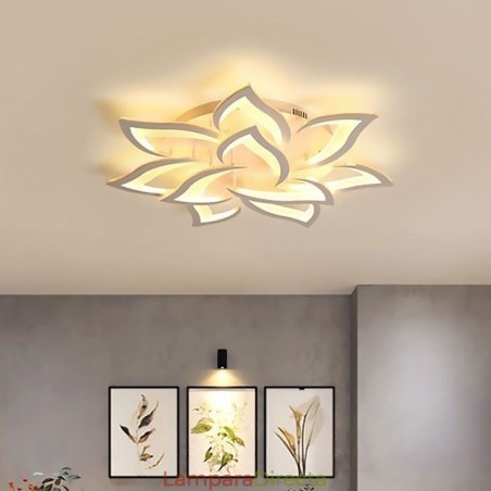 Lámpara de techo moderna y sencilla de acrílico con forma de girasol Lámpara de techo moderna y sencilla de acrílico con forma de girasol