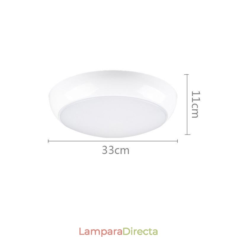Lámpara de techo redonda empotrada creativa, iluminación para el hogar.